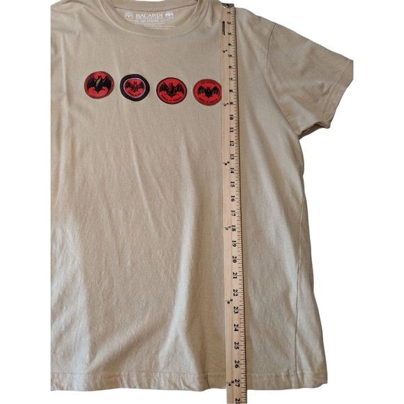 Collectible Men's Bacardi Rum Go Together & The Bat Device Logo T-Shirt Size XLG - Picture 5 of 7